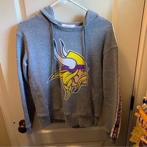 Junk Food Vikings cropped hoodie